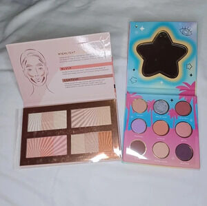 The creme shop and Ellen Tracey makeup pallet NWT